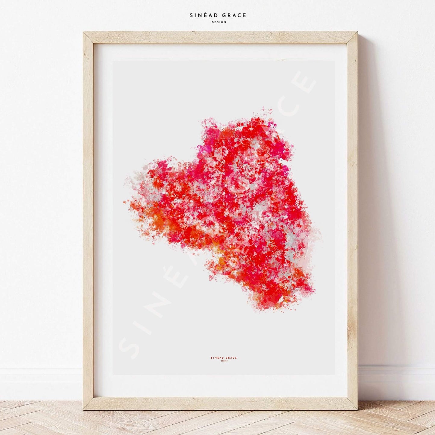 Abhaile: Irish Counties Print