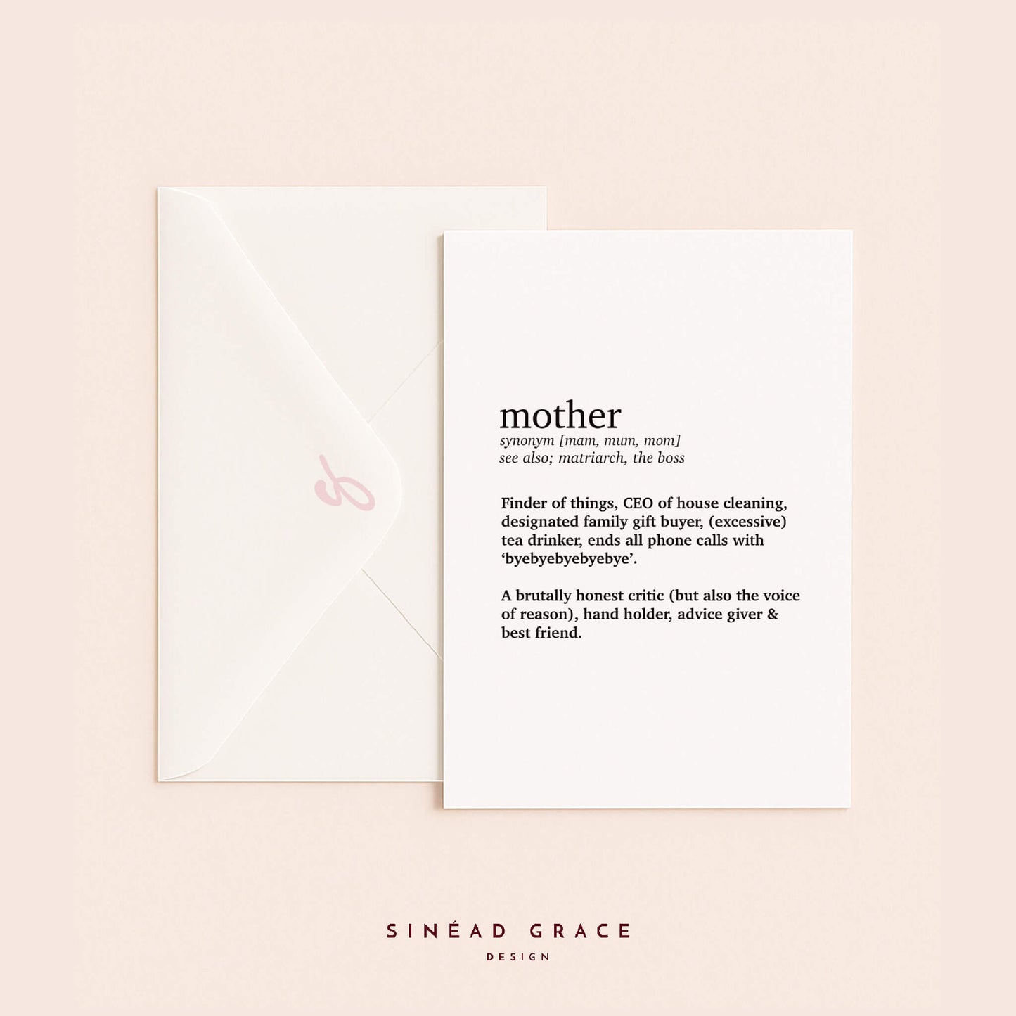 Mother Definition Card