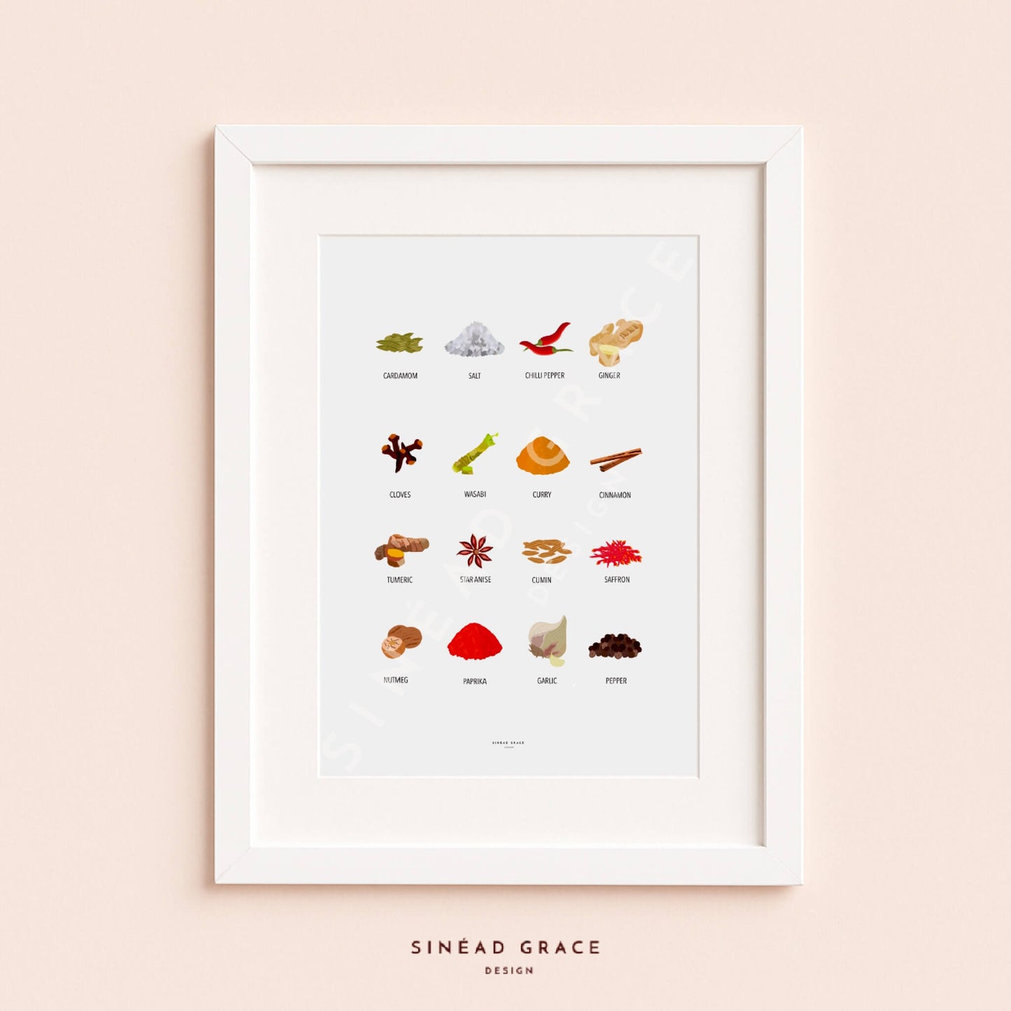 Spices Kitchen Print