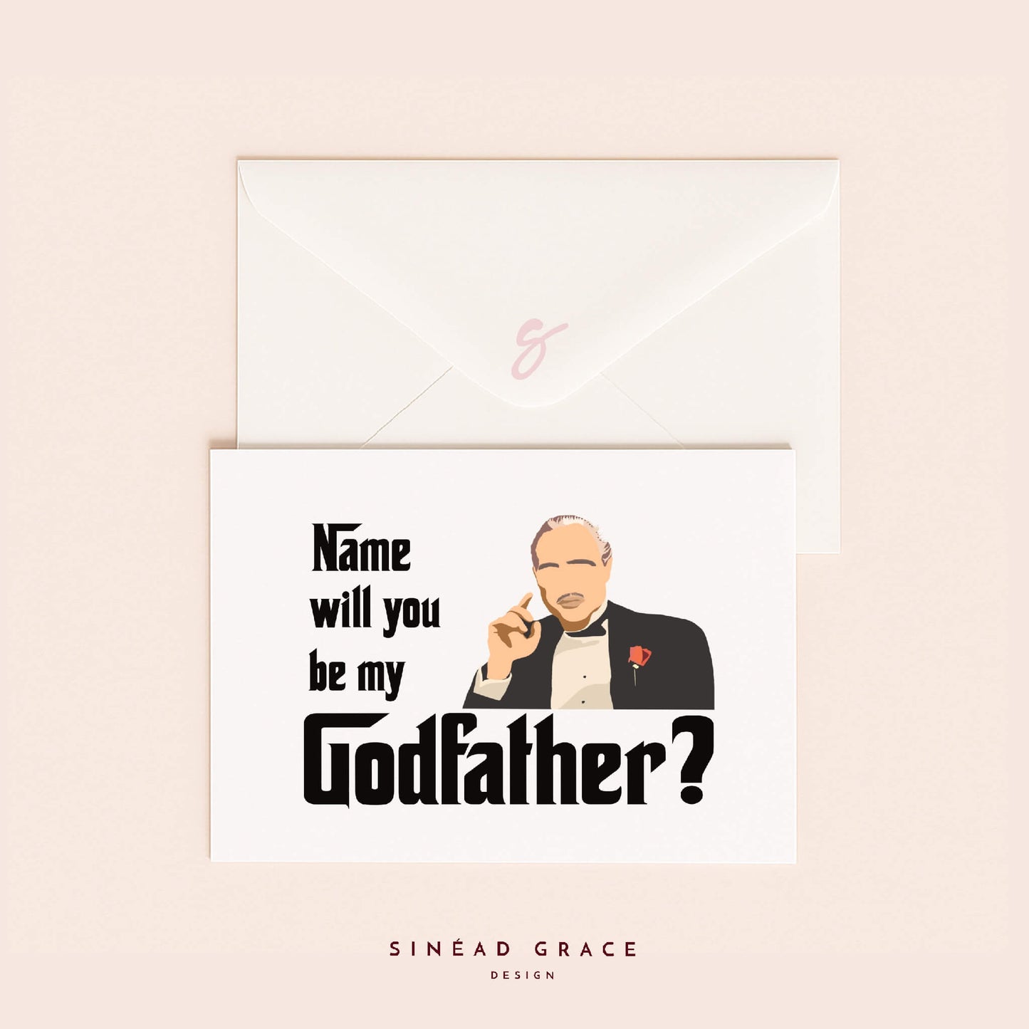The Godfather Personalised Proposal Card