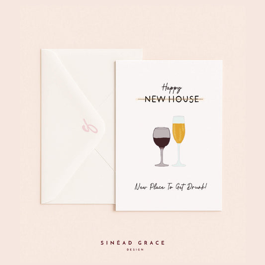 New Place To Drink Card