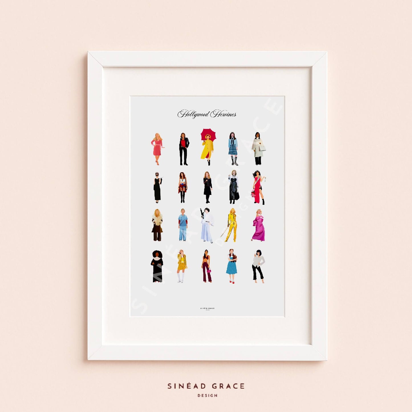 Hollywood Heroines Print