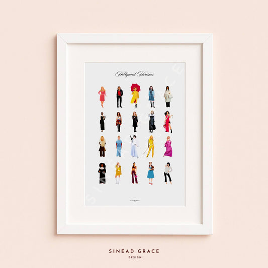 Hollywood Heroines Print