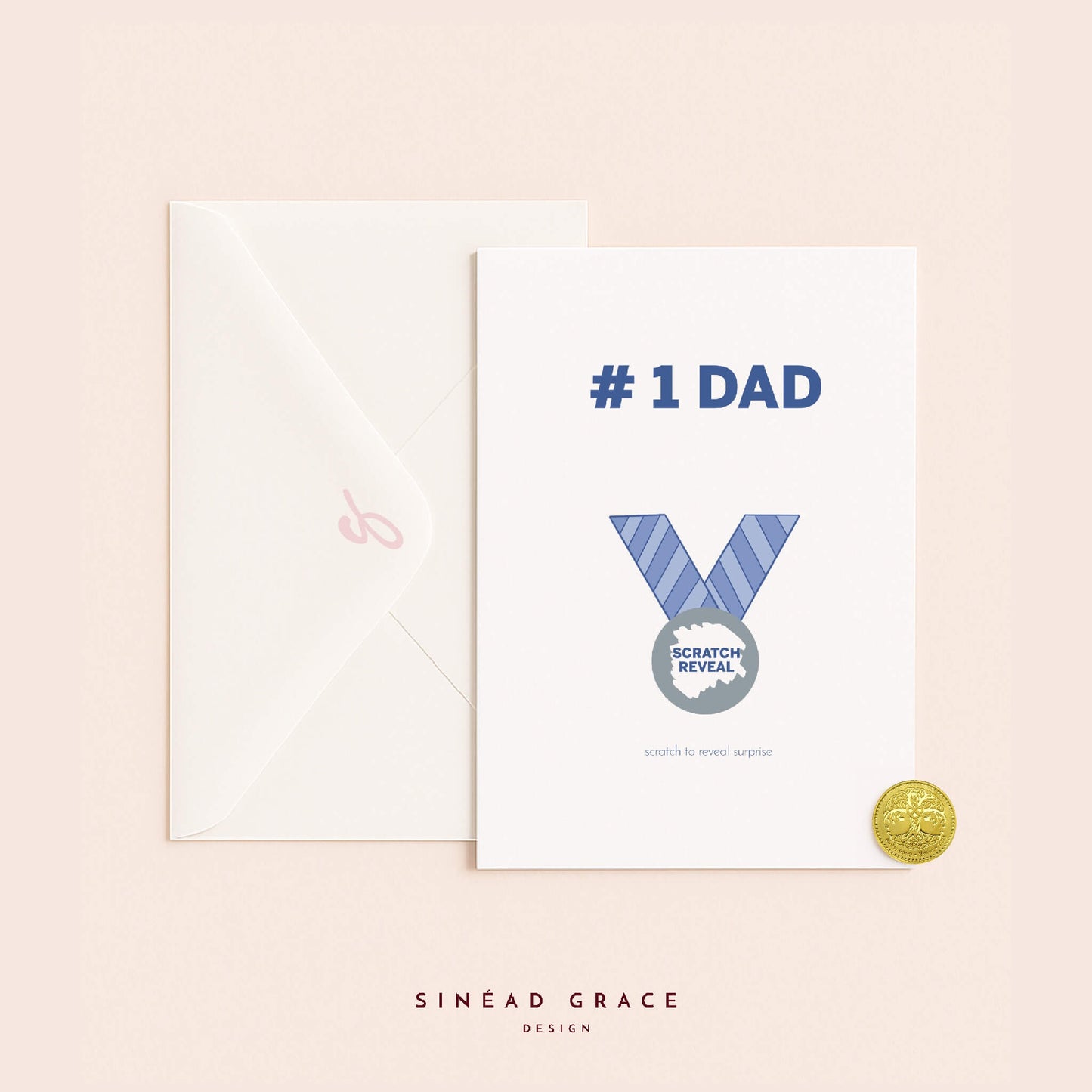 Dad Medal Scratch Card