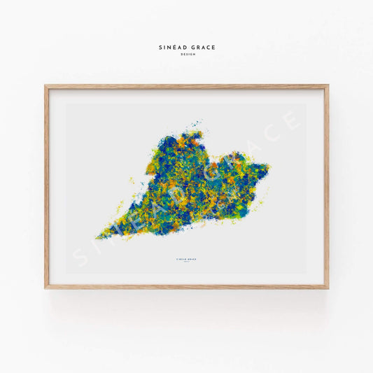 Abhaile: Irish Counties Print