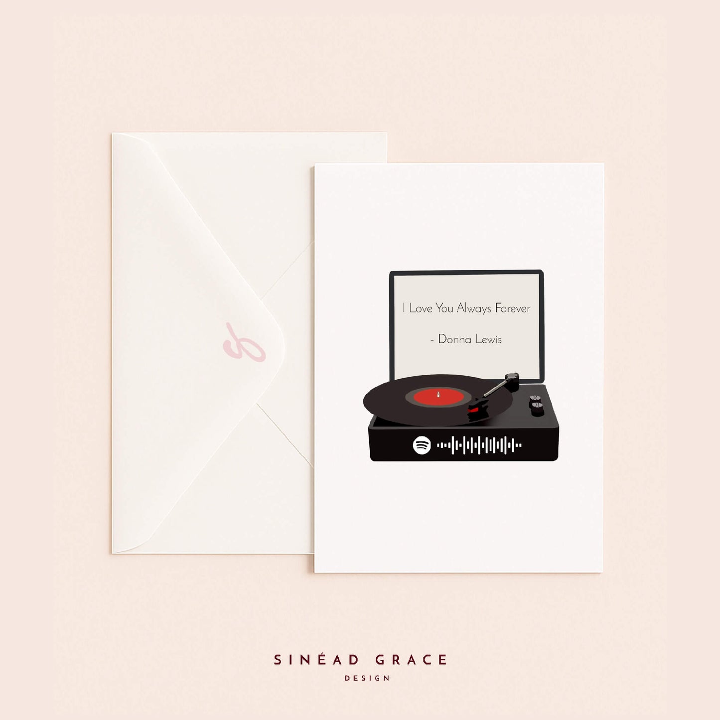 Our Song Personalised Card
