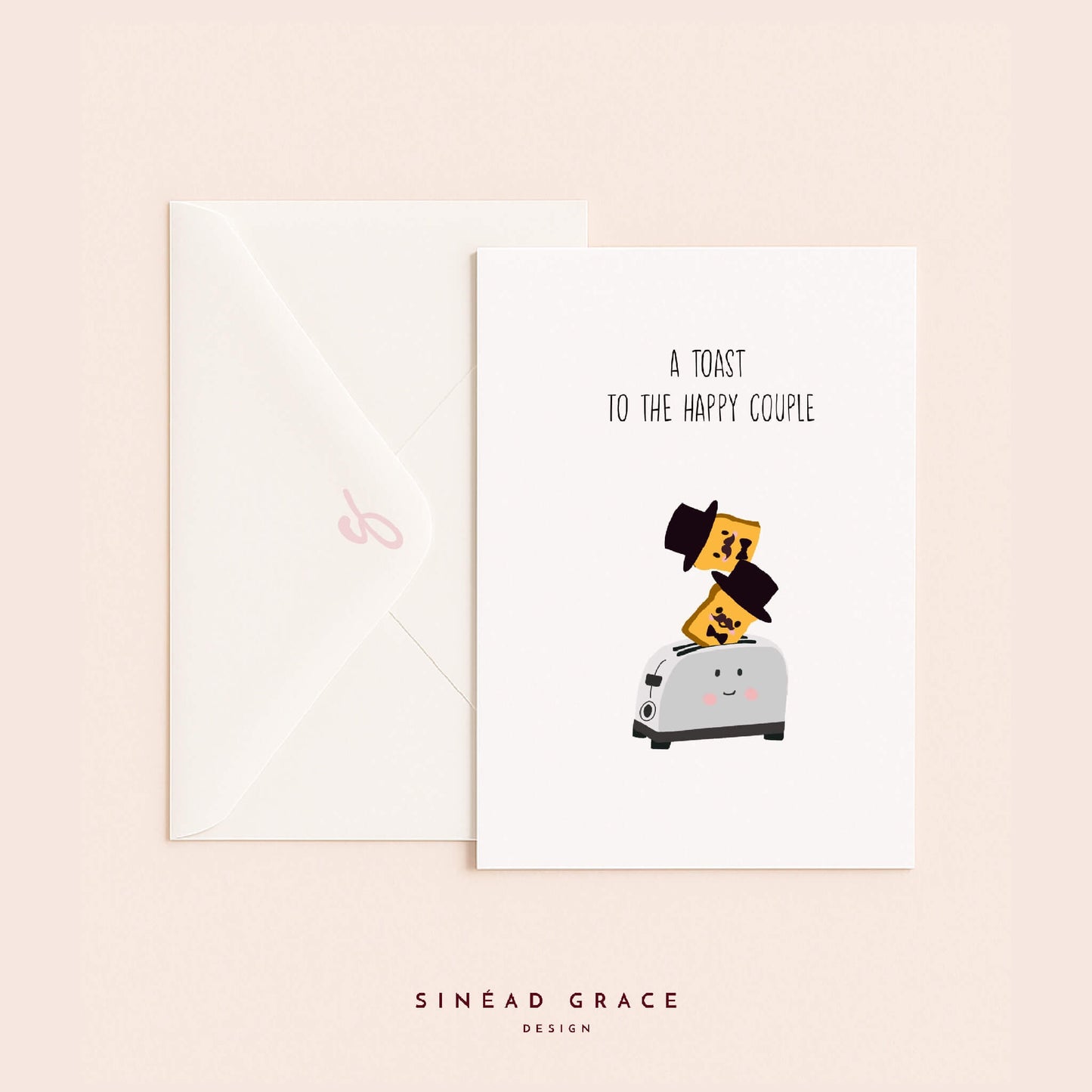 Toast Wedding Card