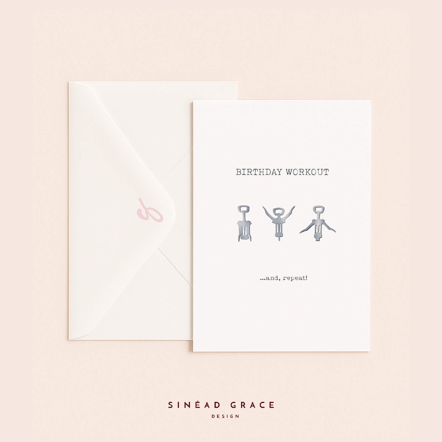 Birthday Workout Card