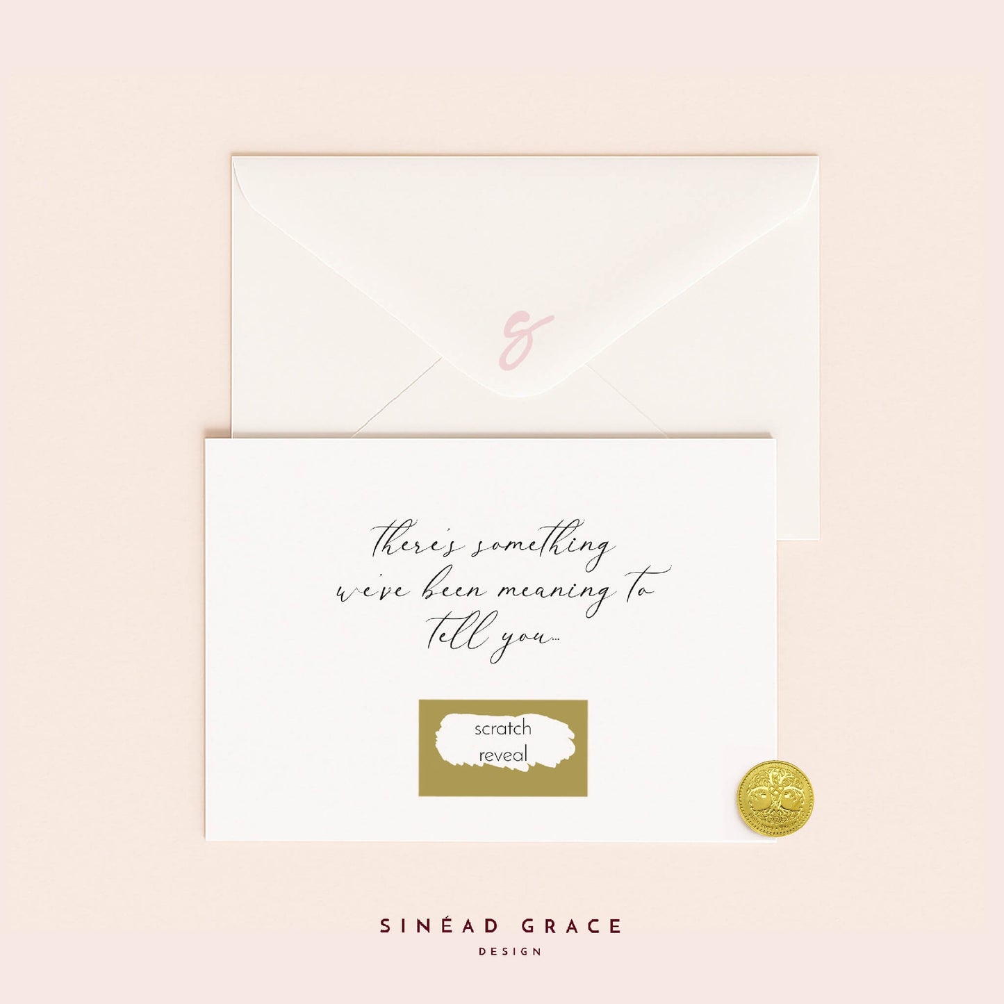 Something to Tell You Scratch Reveal Card