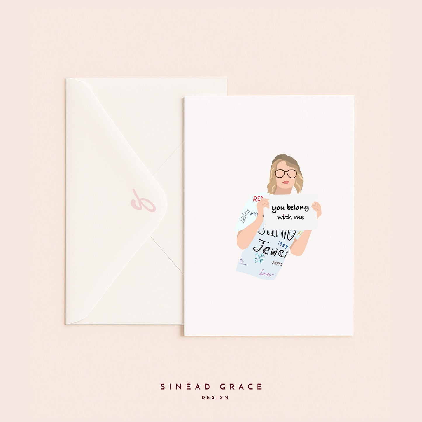 You Belong With Me Card