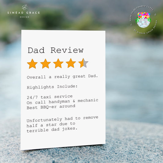 Dad Review Card