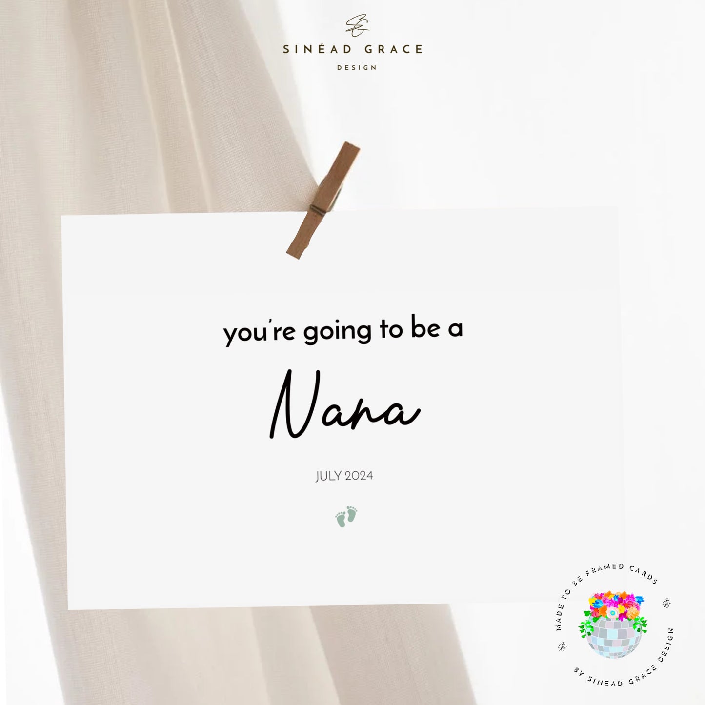 You're Going To Be Baby Announcement Card
