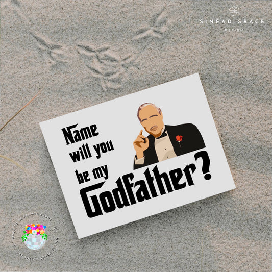 The Godfather Personalised Proposal Card