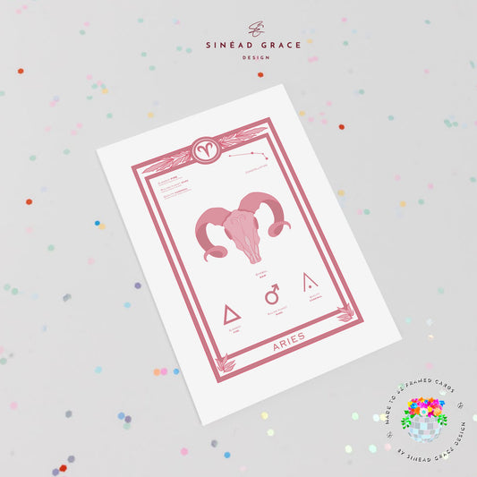 Star Sign Birthday Card