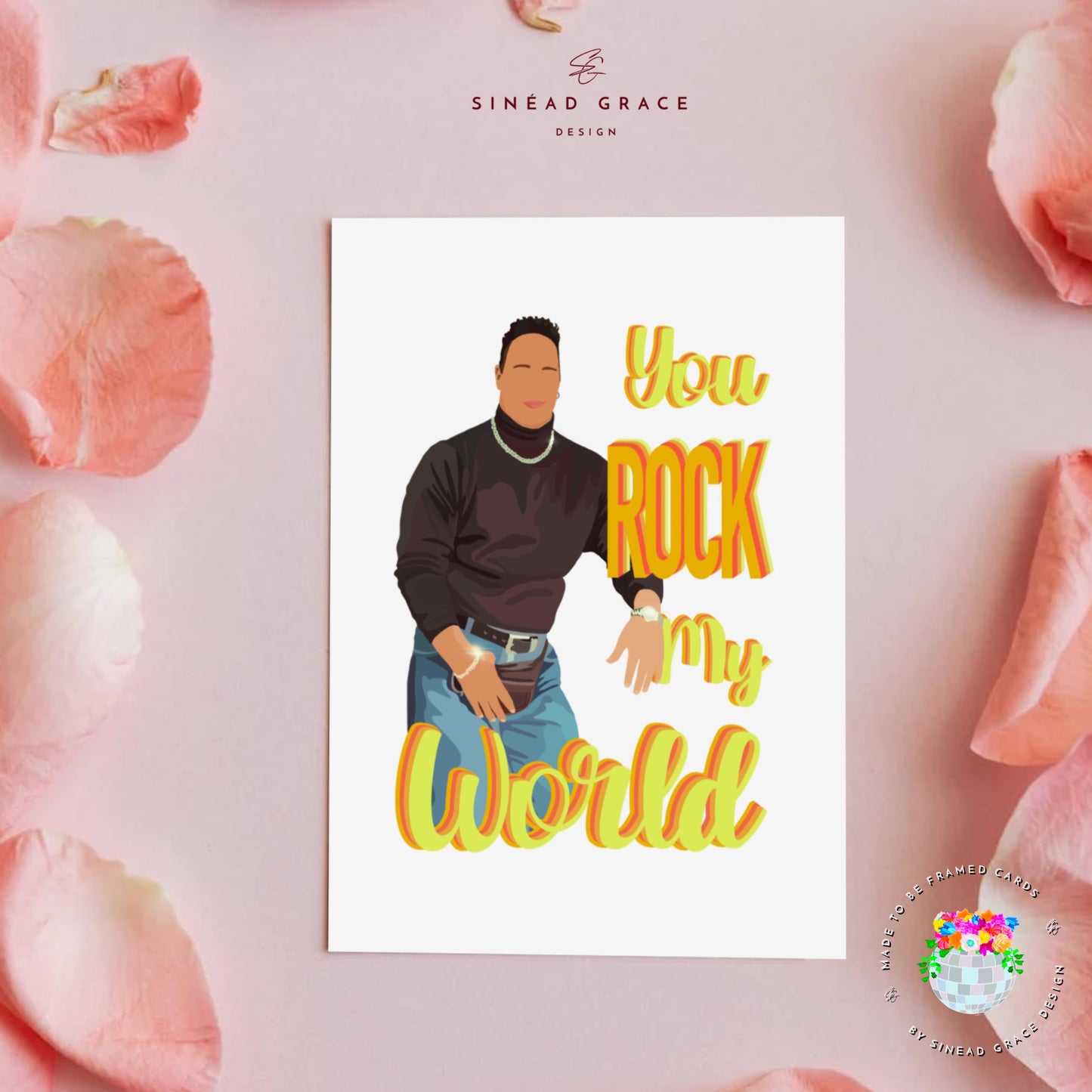 You Rock My World Valentines Day Card