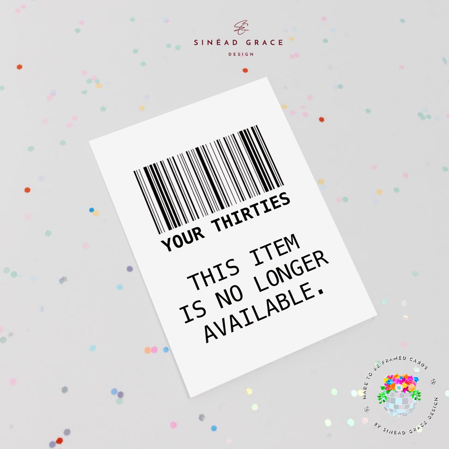 Barcode Birthday Card
