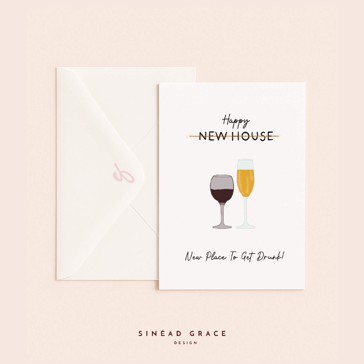 New Place To Drink Card