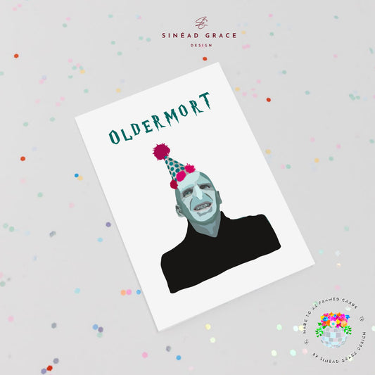 Oldermort Birthday Card