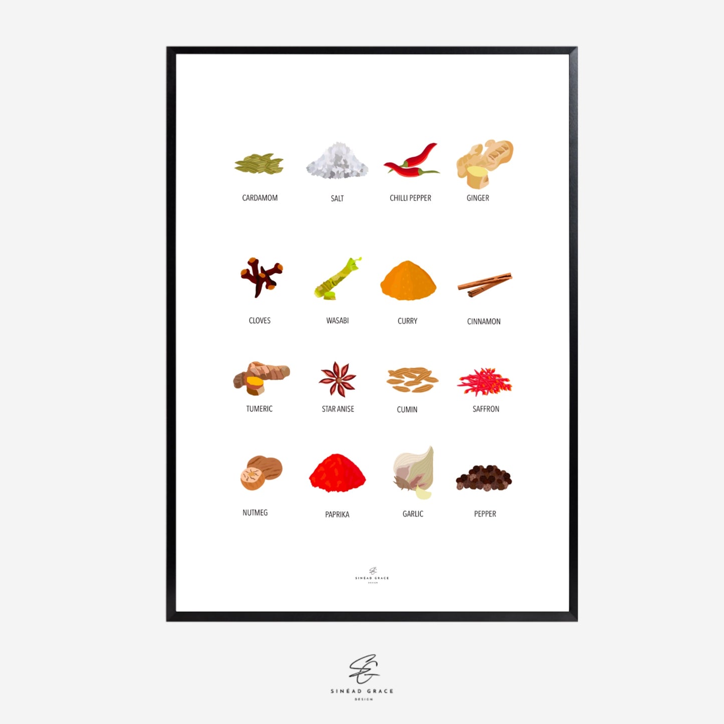 Spices Kitchen Print