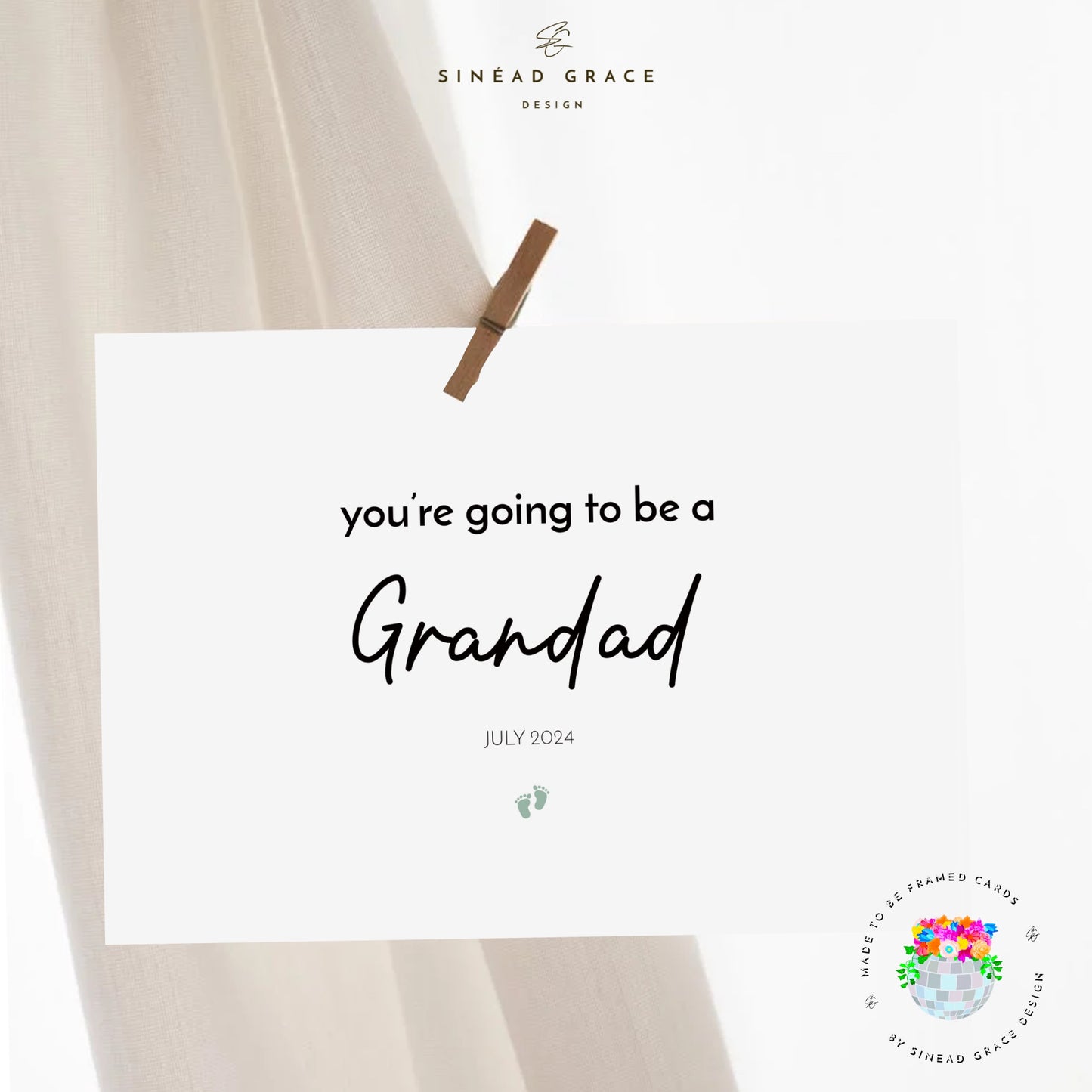 You're Going To Be Baby Announcement Card