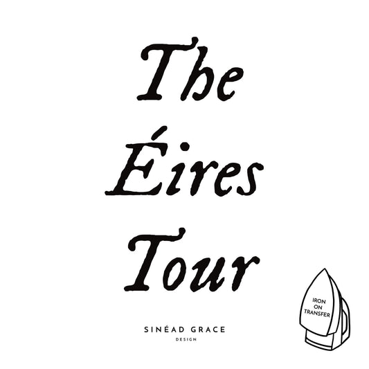 The Éires Tour Iron On Transfer