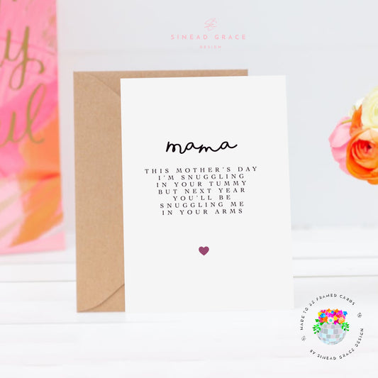 Mama To Be Mothers Day Card