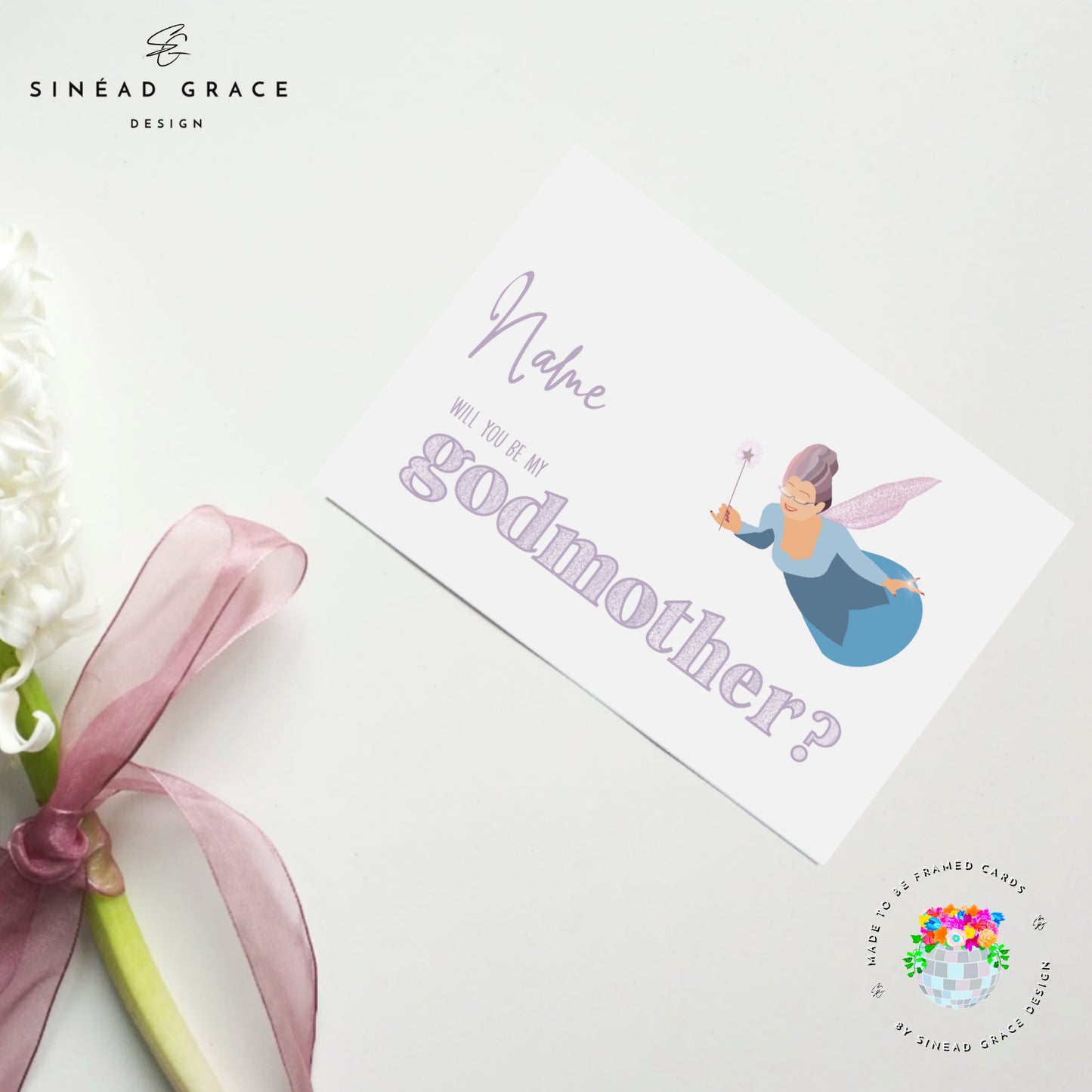 Fairy Godmother Personalised Proposal Card