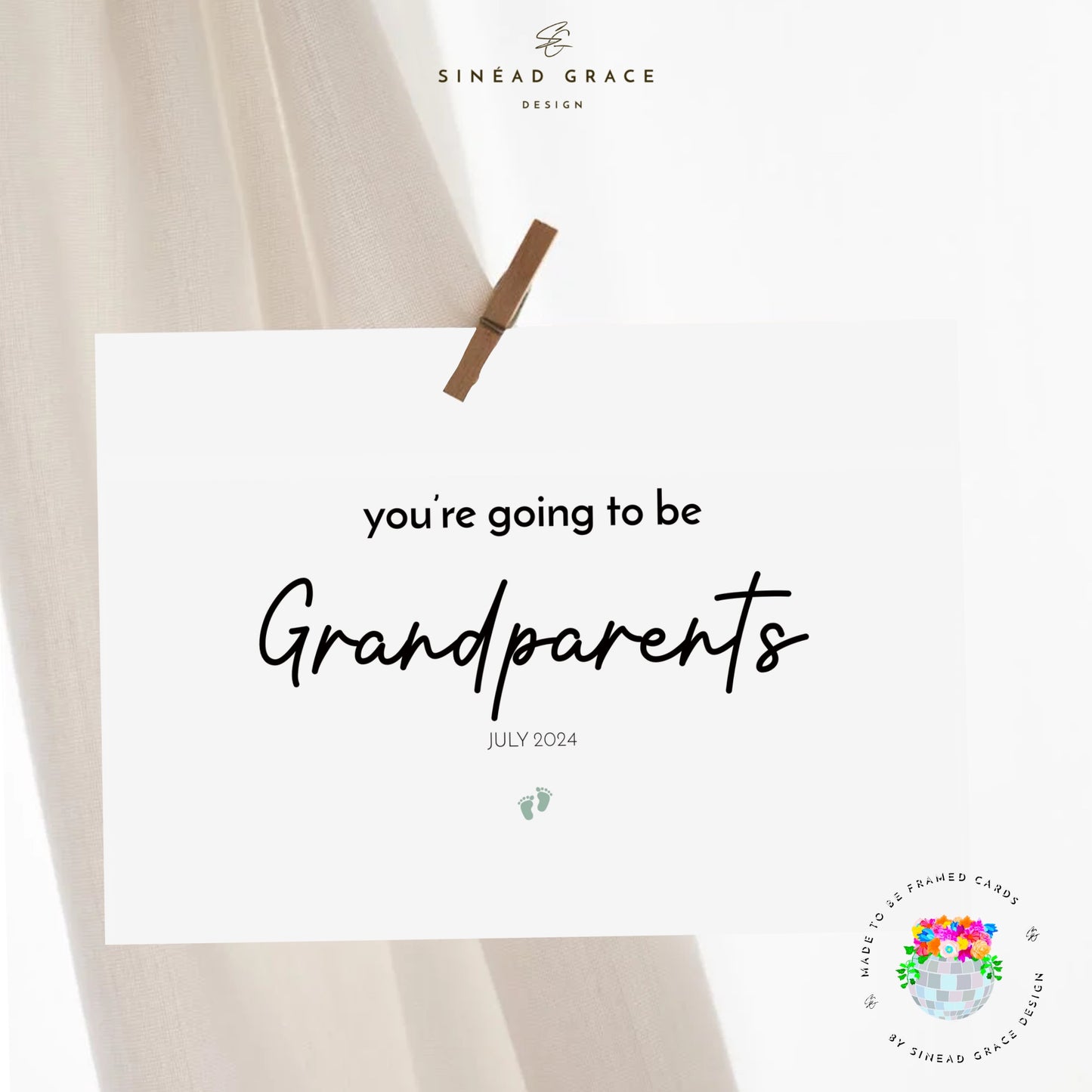 You're Going To Be Baby Announcement Card